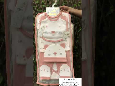 MM Newborn Baby Gift Set 10 Piece Full Sleeve Starter Set