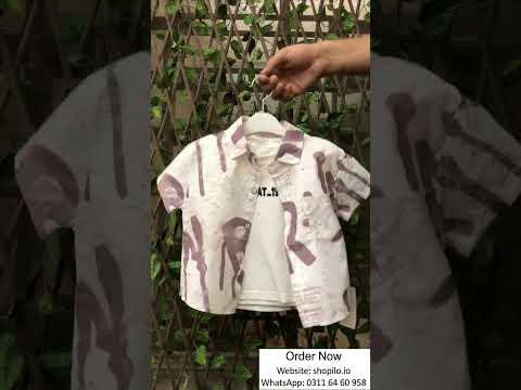 Imported Purple Casual 3 Piece Summer Outfit 1 to 6Y