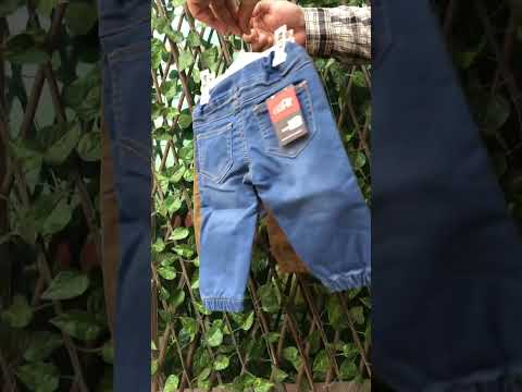 EziFit Cotton Cargo Pants Diaper Friendly Stretchable OffWhite – 0 TO 2Y